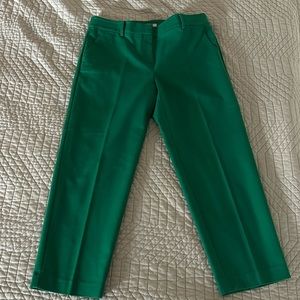 Kelly green Loft Riviera Slim Pants